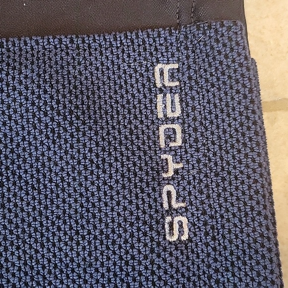 Spyder Half Zip Men's Navy Blue Hooded Pullover - Picture 7 of 7